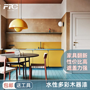 水性漆木器漆旧家具翻新改色门木头木漆白漆清漆油漆家用自刷涂料