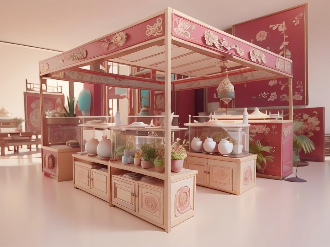 골동품 디스플레이 캐비닛 보석 디스플레이 스탠드 행잉 상인방 맞춤형 페인트 캐비닛 시계 컨테이너 골동품 상점 쇼케이스 도자기 선반