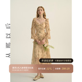 连衣裙女秋季 从那以后法式 雪纺碎花裙秋冬长裙高级感穿搭裙子长袖