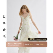 从那以后法式 碎花吊带裙高级感连衣裙度假风裙子长裙仙女裙女夏季