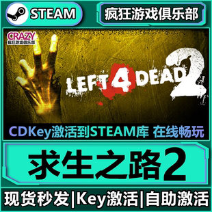 Steam正版求生之路2 激活码CDKey入库Left 4 Dead 2全DLC动作游戏