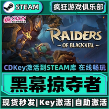 Steam正版黑幕掠夺者 激活码CDKey入库Raiders of Blackveil全DLC