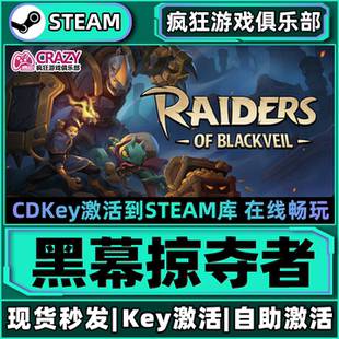 Steam正版黑幕掠夺者 激活码CDKey入库Raiders of Blackveil全DLC
