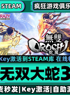 Steam正版无双大蛇3激活码CDKey入库全球WARRIORS OROCHI 4全DLC