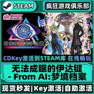 AI梦境档案全DLC激活码 伊达键From CDKey入库 无法成眠 Steam正版