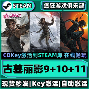 Steam正版古墓丽影9年度10崛起11暗影 激活码CDKey入库 全DLC游戏