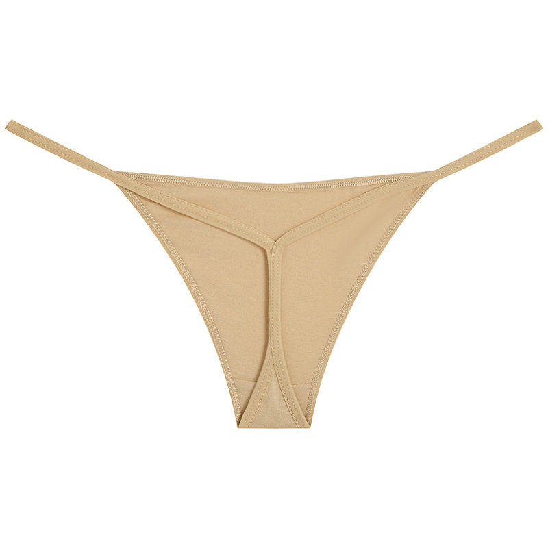 新款细带丁字裤女一根线欧美辣妹夜用网红气质透气性感迷你比基尼