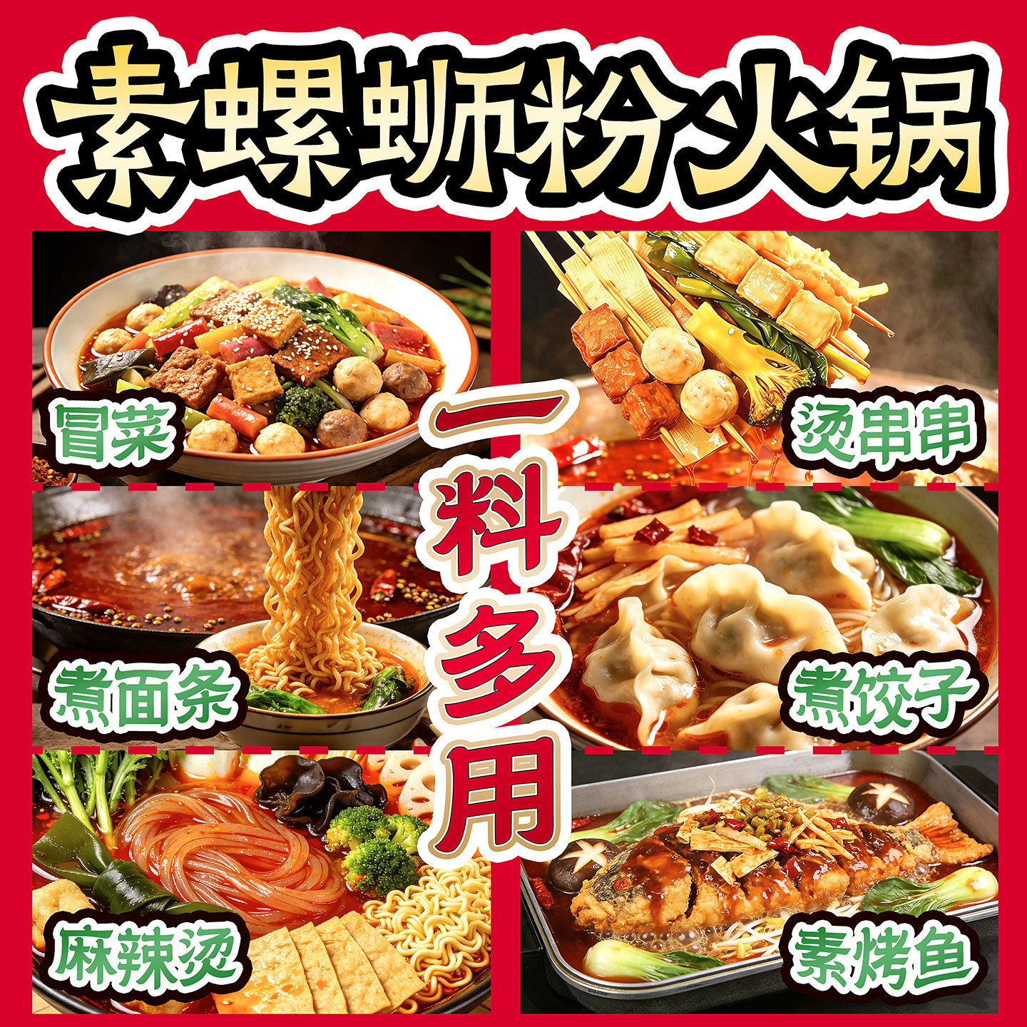 【一料多用】素食螺蛳粉火锅底料