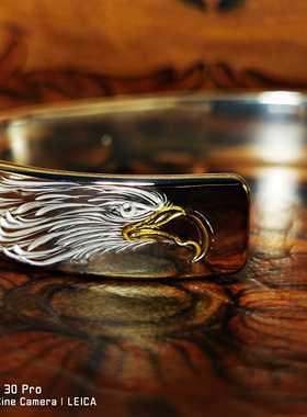 菊地健唐草鹰头复刻工作室手镯