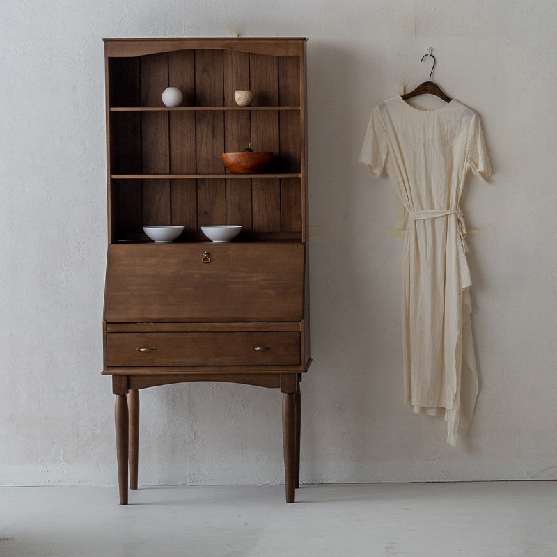 查尔斯灶台新款中古风实木餐边柜客厅靠墙储物柜复古风收纳柜子,住宅家具,餐边柜,淘宝优惠券,粉丝福利购,淘宝优惠卷