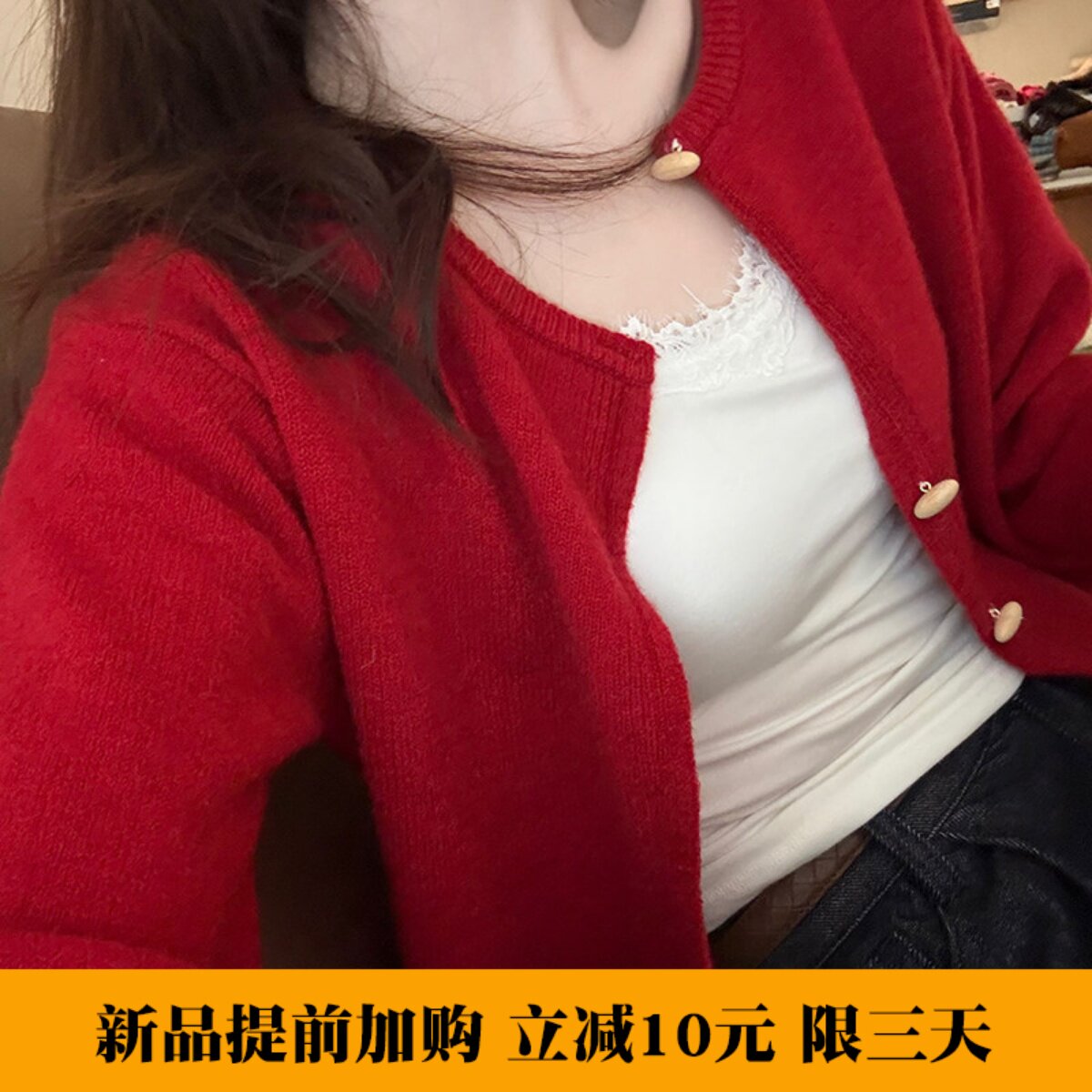 话里人手一件百搭小开衫2026春季新款韩版休闲气质甜美上衣针织衫