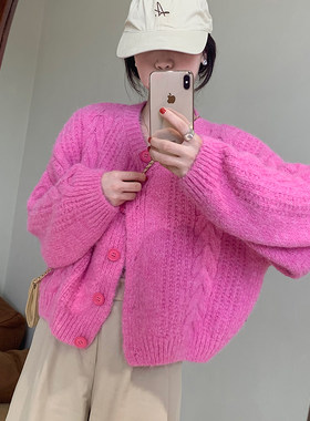 话里慵懒随性柔软毛衣透气