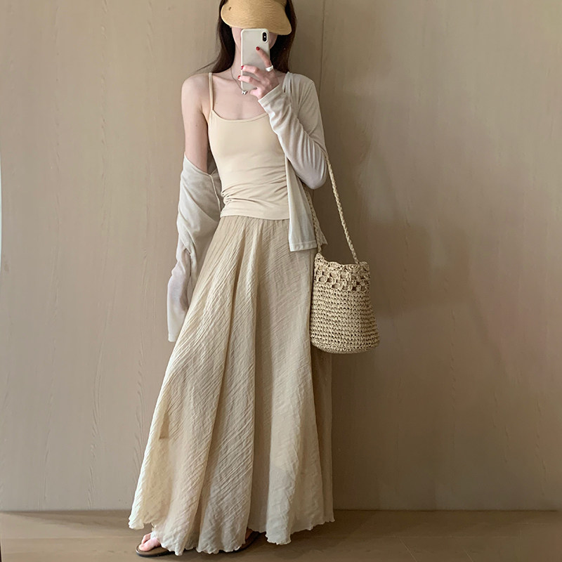 话里温柔淑女风三件套2026夏季新款韩版休闲显瘦甜美套装免搭配女