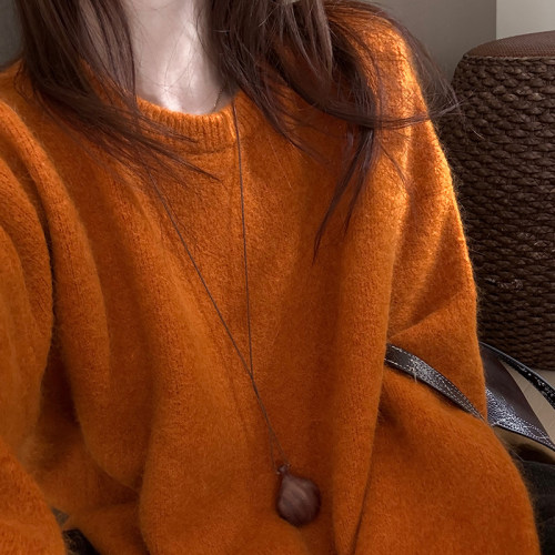 话里精致高级感兔毛毛衣