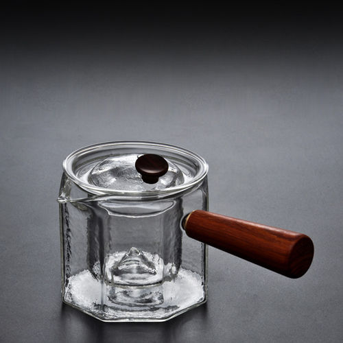 玻璃加厚耐热煮茶器功夫侧把壶
