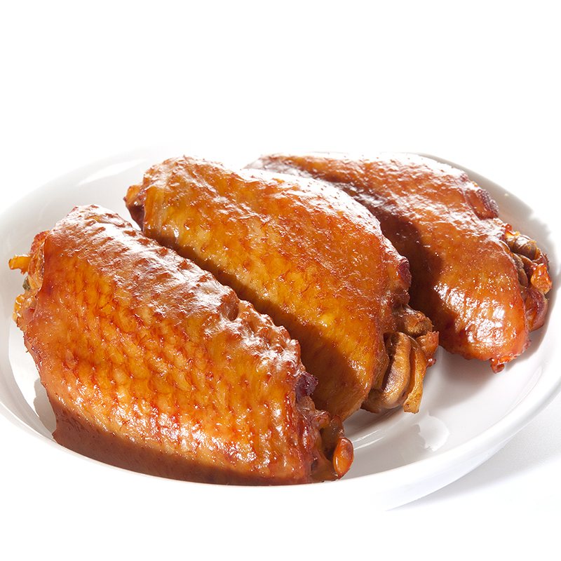 月亮八珍熟食鸡翅中250g东北哈尔滨特产卤味鸡翅下酒菜真空包装