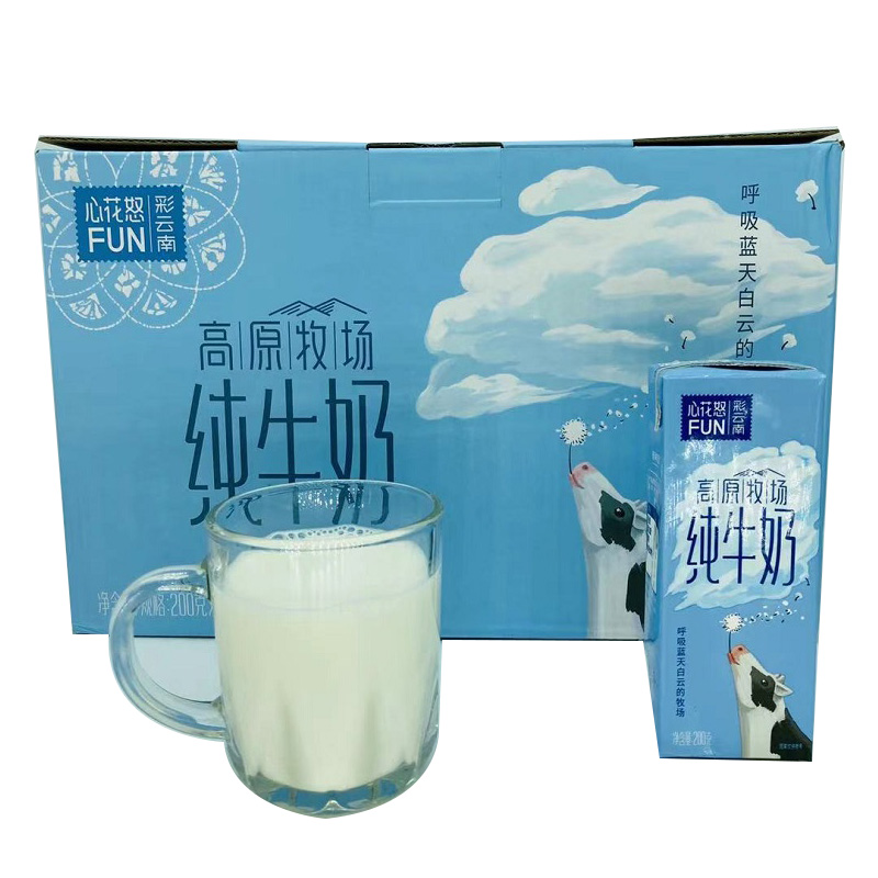 100%生牛乳新希望牧场纯牛奶雪兰