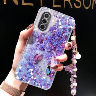 适用华为畅享50手机壳60女款70畅玩40plus流沙novaY70畅玩30创意液体彩绘nova70plus保护套畅玩50plus防摔