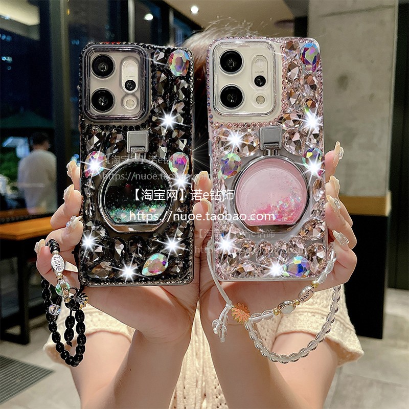 适用于oppoReno14pro手机壳K13Turbo奢华水钻K12plus创意支架Reno13女Reno12pro防摔Reno11pro个性Reno14新款