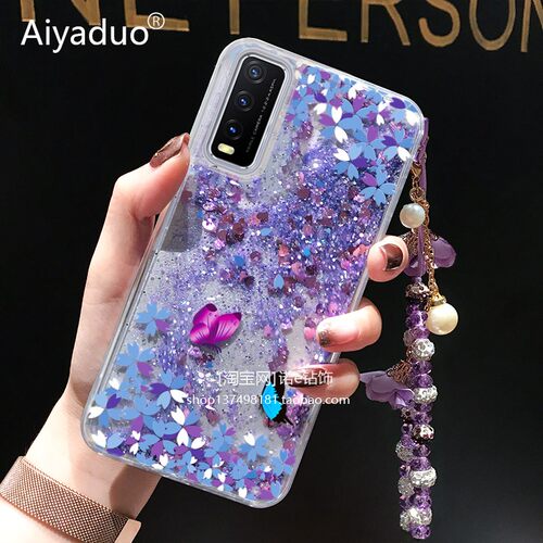 vivos7e手机壳女款s7e液体流沙