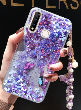 适用于vivo z5i手机壳vivoz5x液态披头散壳z5i奢华y15硅胶z5防摔Y19软壳U3液体Y5S流沙Y17女Y12潮牌y3保护套