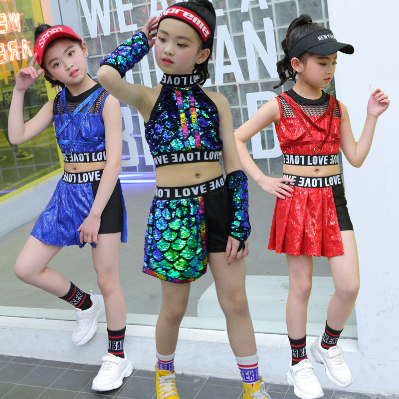 六一儿童爵士舞亮片演出服女童啦啦队架子鼓幼儿园现代舞表演服装,童装/婴儿装/亲子装,儿童演出服,淘宝优惠券,粉丝福利购,淘宝优惠卷