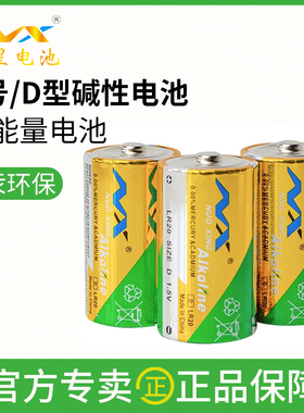 诺星大号1号1.5V碱性LR20天燃气灶扩香薰机喂食器热水器专用电池