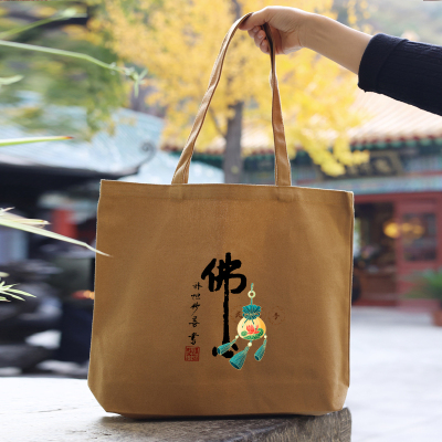 灵隐网红帆布包佛堂进香专用