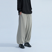 百搭街头休闲束脚长裤 Mentmate 男 纯色厚针织卫裤 运动 秋冬基础款