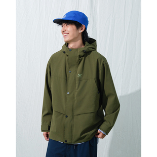 Mentmate 秋冬极简剪裁连帽冲锋衣外套男女中性户外风衣夹克 25AW