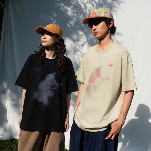 原创设计宽松BF休闲体恤打底衫夏