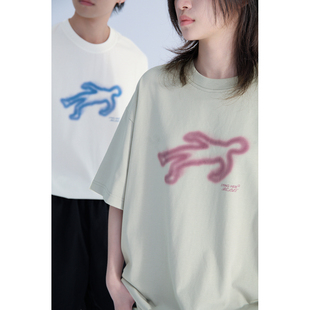 HERE Mentmate 原创设计 躺会儿LYING 小众T恤上衣夏 男女休闲短袖