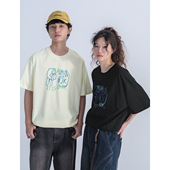 原创设计小众男女情侣款 插画tee 百搭个性 Mentmate 趣味短袖 T恤夏