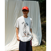 Mentmate 夏 男女宽松BFT恤衫 25SS 斑点狗狗复古百搭印花圆领短袖