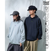 Mentmate 松紧外套 蓝色系工装 25AW 秋冬户外运动风加绒连帽卫衣