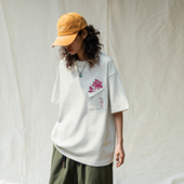 25SS 口袋里 玫瑰T恤衫 Mentmate 设计师男女情侣中性圆领短袖 夏