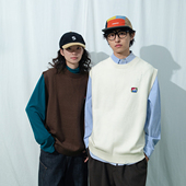 Mentmate 男女情侣休闲毛衣 马甲 25AW 秋冬简约复古学院风针织衫