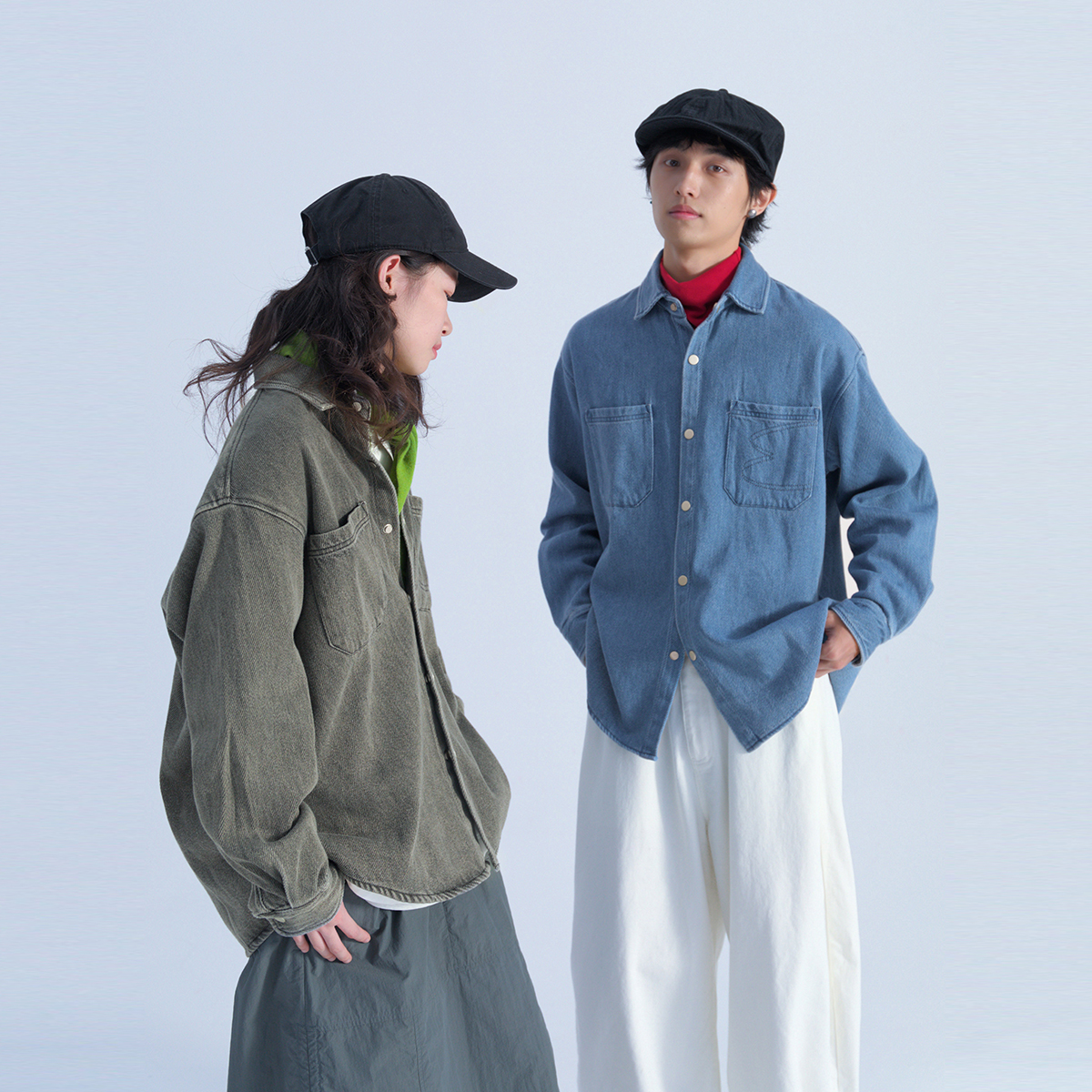 MENTMATE24AW男装衬衫外套