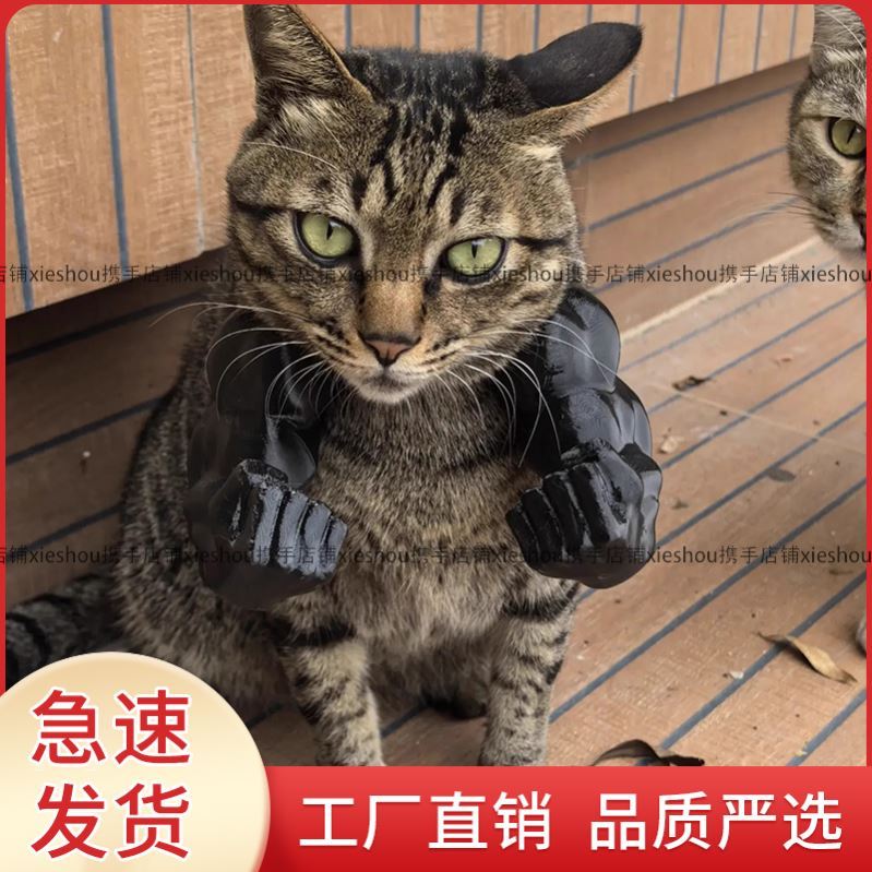装饰cos恶搞个性麒麟绿巨人浩克手臂整蛊3d打印猫咪肌肉手臂挂件