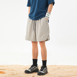 复古宽松百搭直筒休闲短裤 男美式 潮牌户外运动五分裤 悟空有货夏季