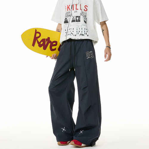 美式星星速干工装休闲伞兵运动裤