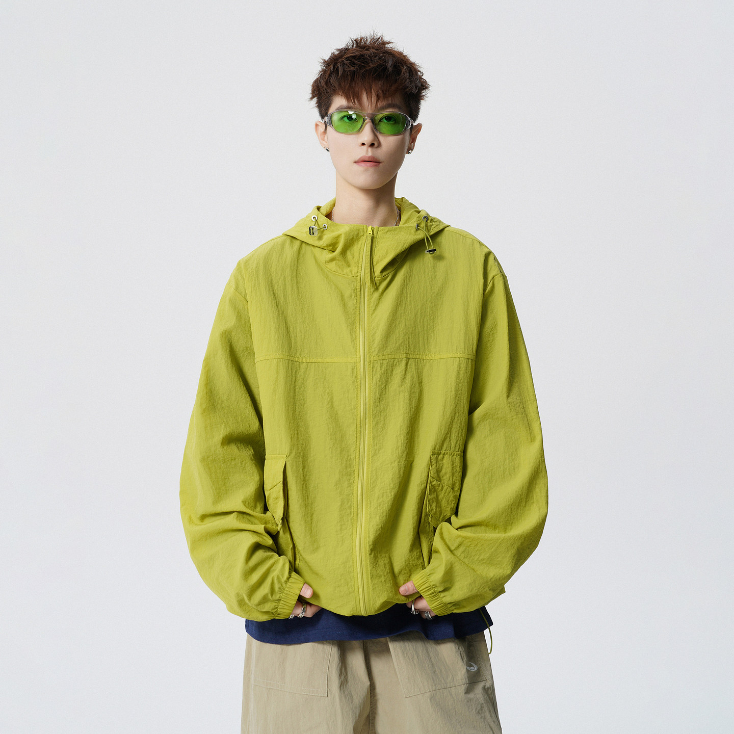 悟空有货夏季户外防紫外线轻薄防晒服男女潮牌宽松运动登山皮肤衣