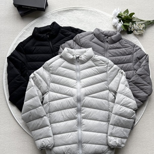 悟空有货90白鸭绒排骨轻薄羽绒服男2025冬季 情侣保暖百搭防寒外套