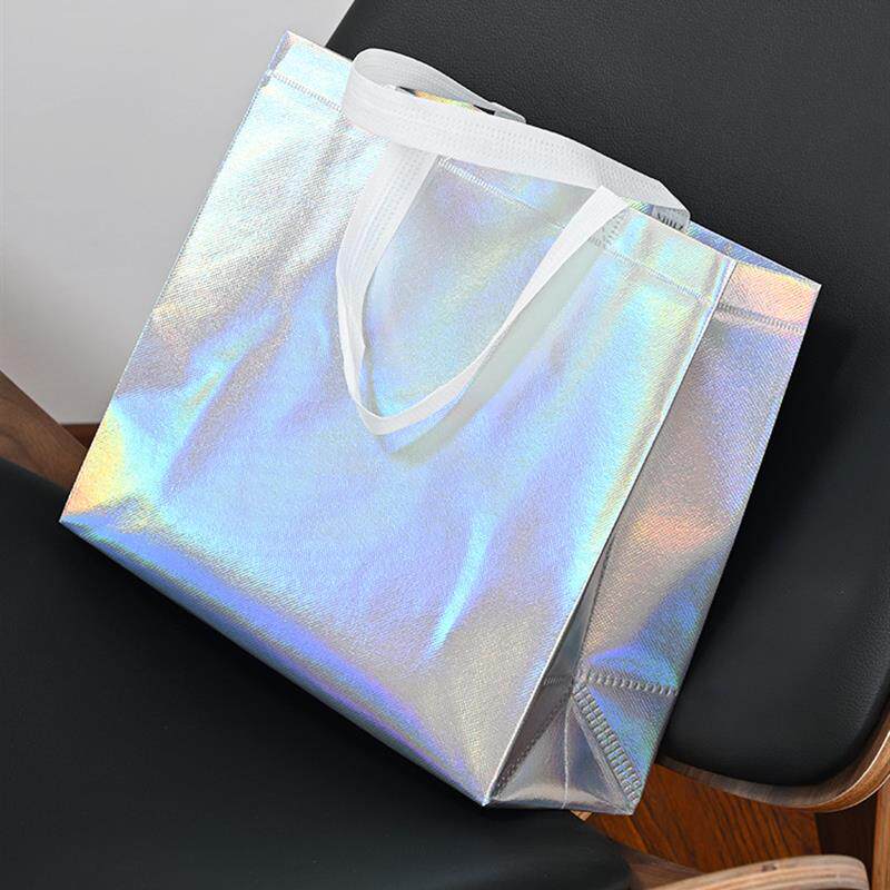 高档服装店大牌无纺布手提袋定制logo覆膜防水不织布环保袋子订做