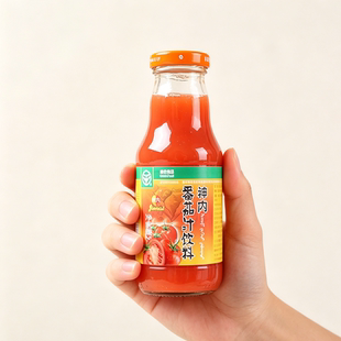 神内番茄1瓶番茄汁果汁绿色食品果蔬汁儿童健康非浓缩饮料西红柿