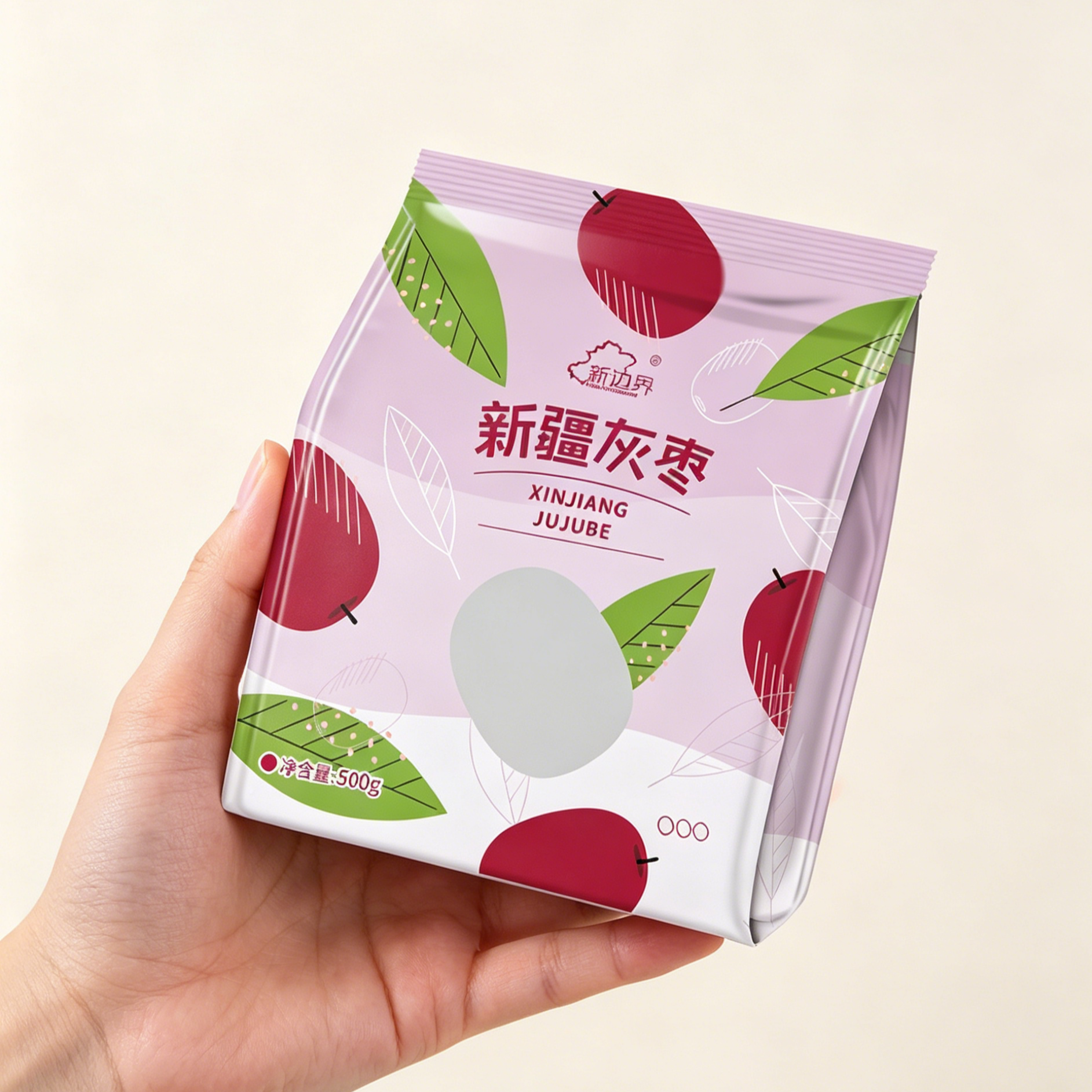 新边界新疆红枣500g非若羌灰枣和田大枣干骏枣特产干果零食枣子片