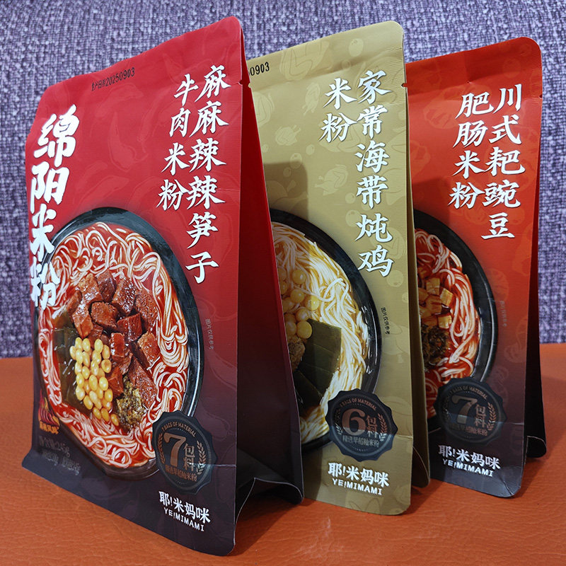 四川米妈咪绵阳米粉笋子牛肉海带鸡汤豌豆肥肠袋装方便速食