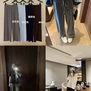 宽松垂感直筒休闲裤 提前上新休闲一片式 秋款 oker.