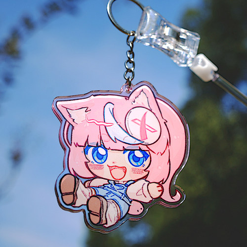 钥匙扣定制亚克力挂件定做宠物diy情侣创意小礼品钥匙链照片打印