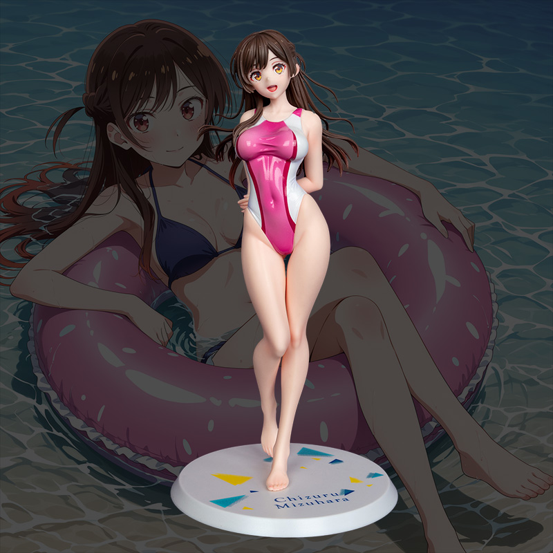 租借女友水原千鹤竞技泳装手办